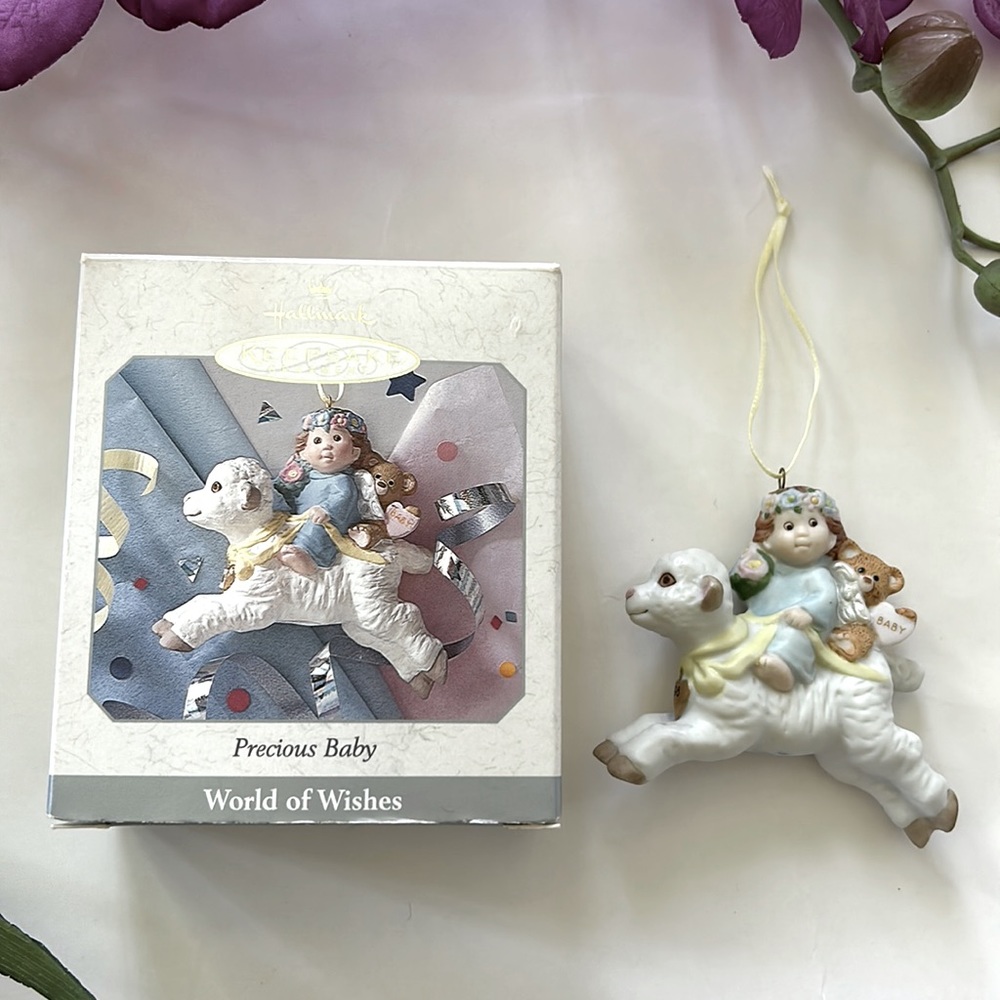 Hallmark Keepsake Ornament World of Wishes Precious Baby